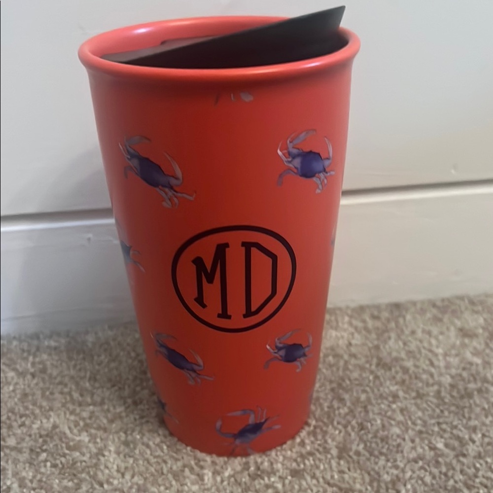 Starbucks limited edition Maryland ceramic travel mug